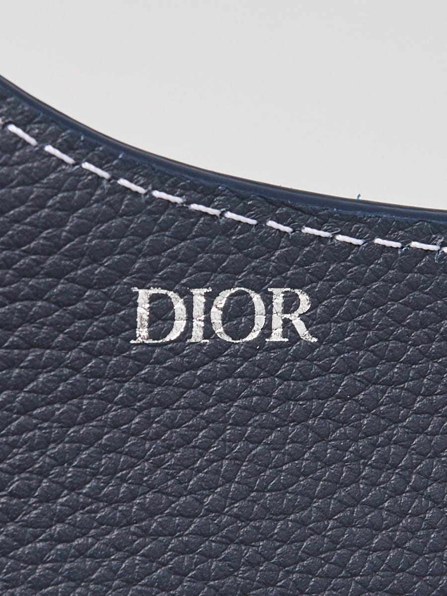 Christian Dior Saddle Bag Blue Leather ref.1008106 - Joli Closet