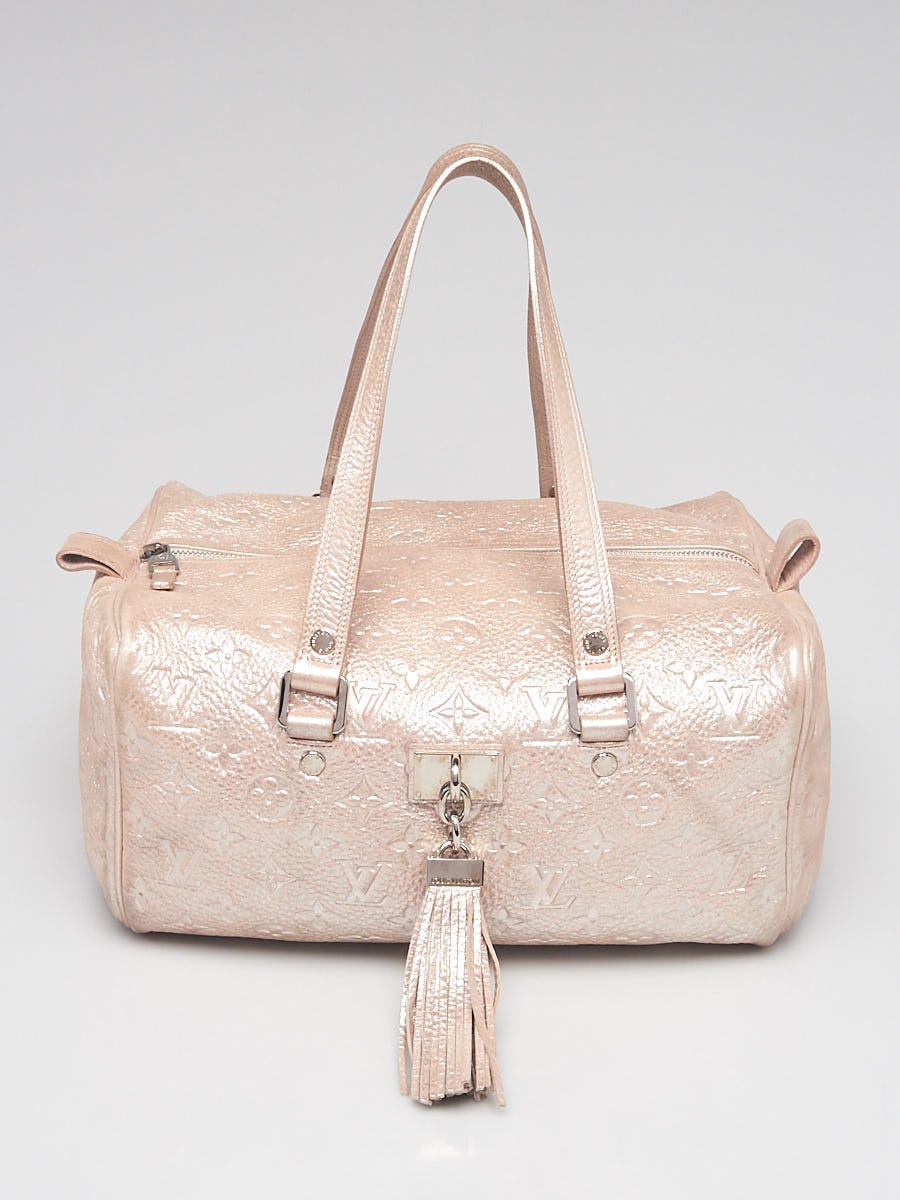Louis Vuitton Limited Edition Peach Monogram Shimmer Comete Bag