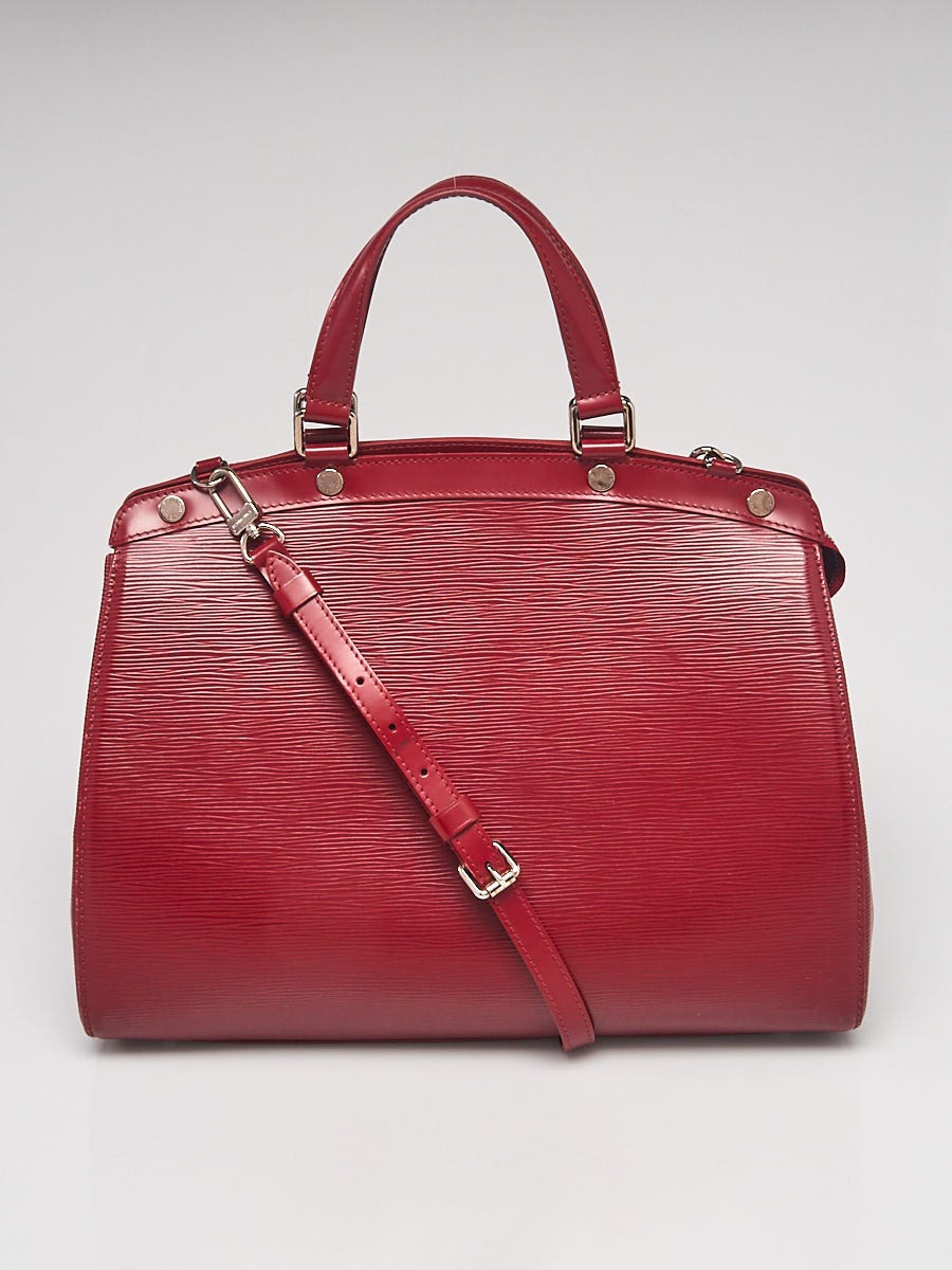Louis Vuitton Rubis Epi Leather Montaigne Clutch Bag - Yoogi's Closet