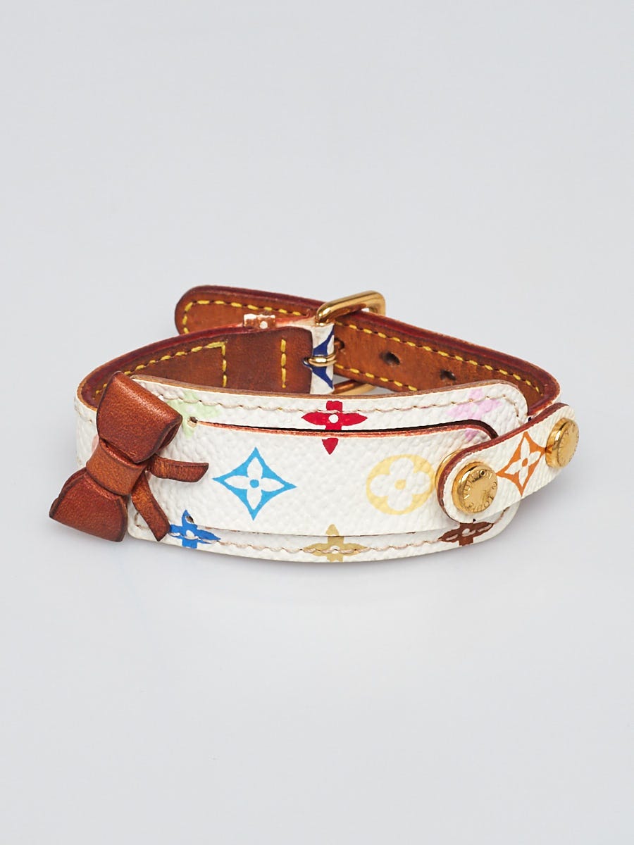 Louis Vuitton Brown Monogram Bow Tie Bracelet - Yoogi's Closet