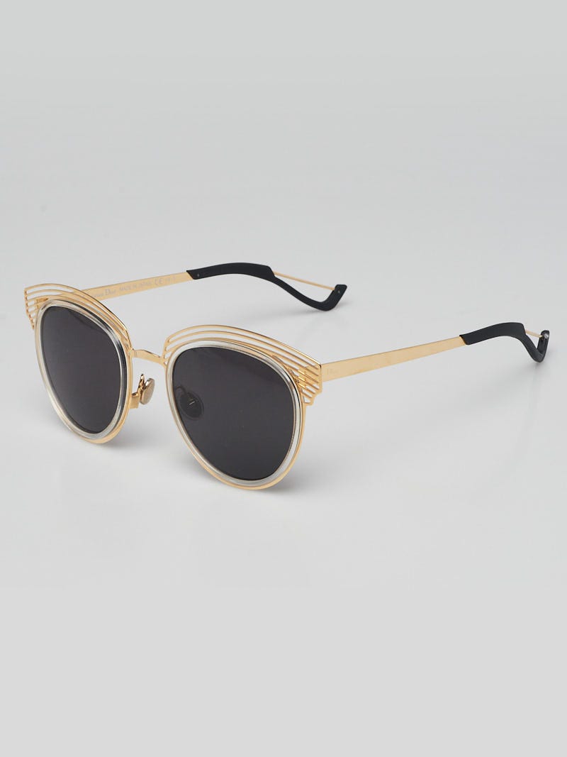 Christian Dior - Enigme Sunglasses - Gold Christian Dior Acetate Enigme Sunglasses Gold 642625  main image 2