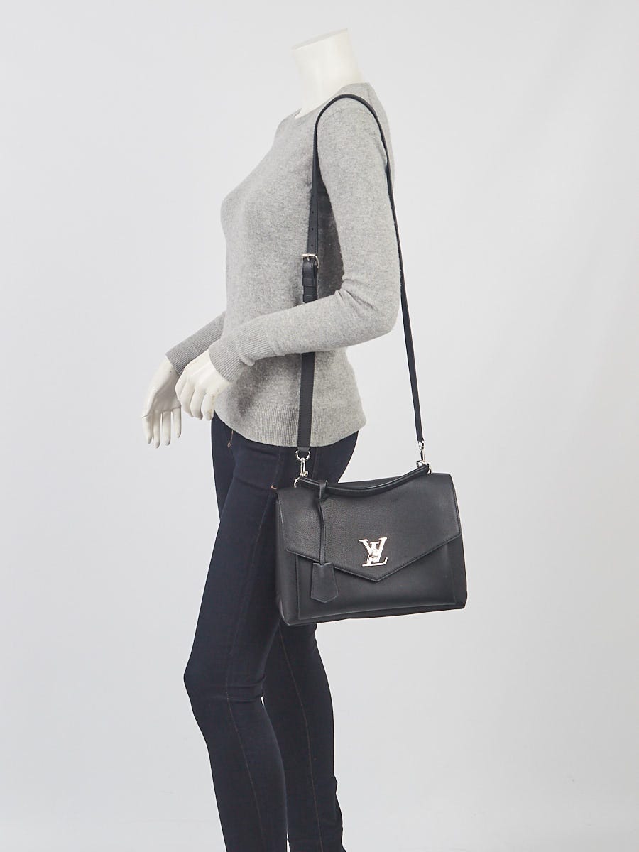 Mylockme leather handbag Louis Vuitton Black in Leather - 37345983