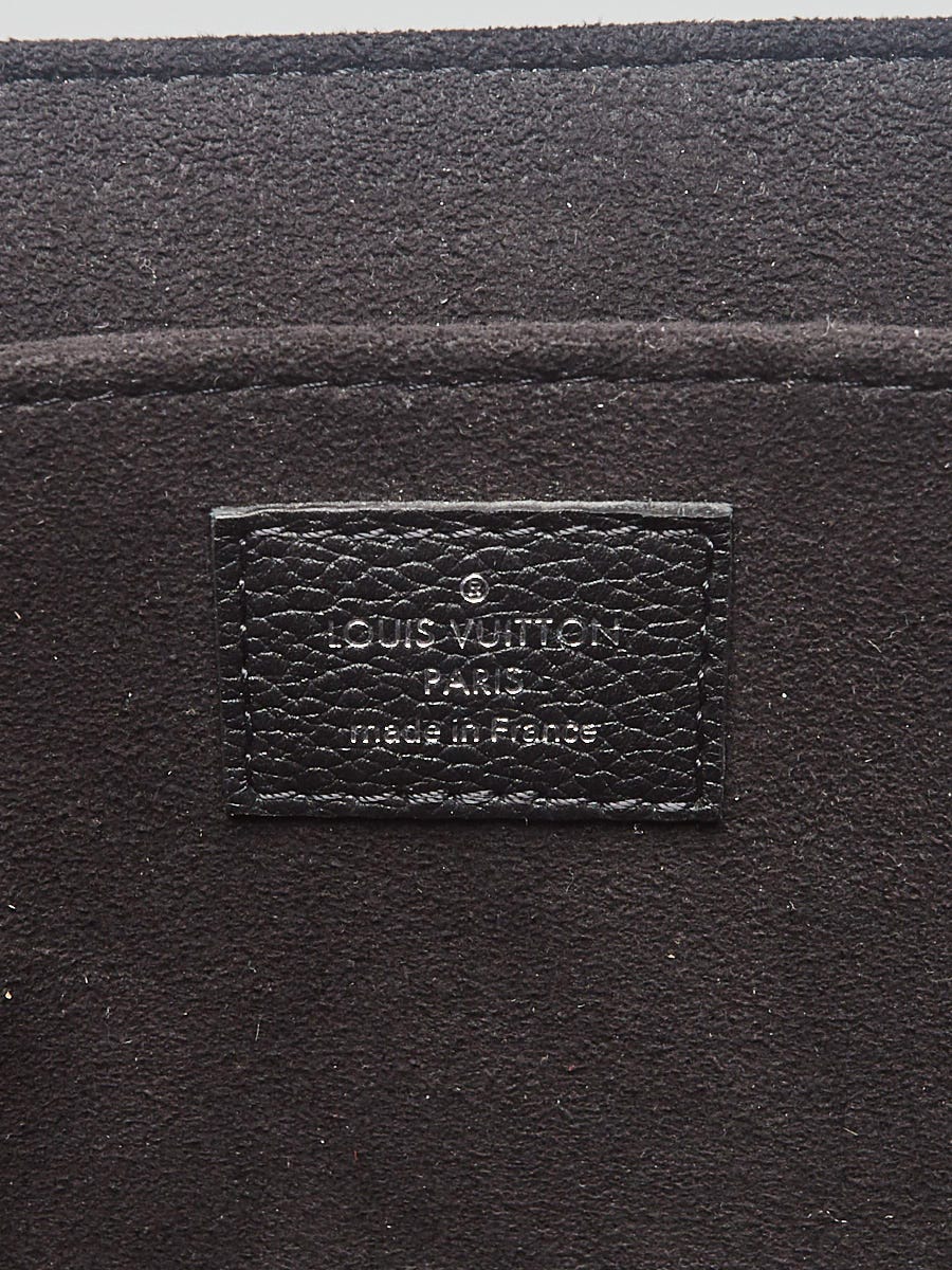 Louis Vuitton - Authenticated MyLockMe Handbag - Leather Black Plain for Women, Very Good Condition