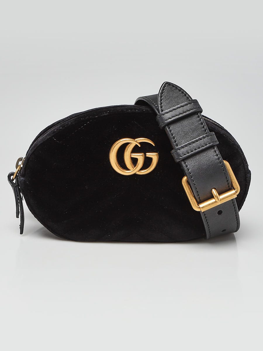 Gucci velvet marmont online belt bag