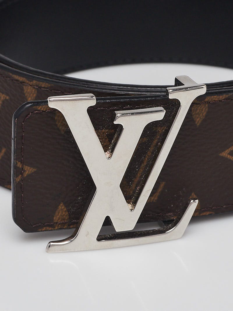 Louis Vuitton 40mm Monogram Canvas/Macassar Leather LV Initiales Belt  Reversible Size 85/34 - Yoogi's Closet