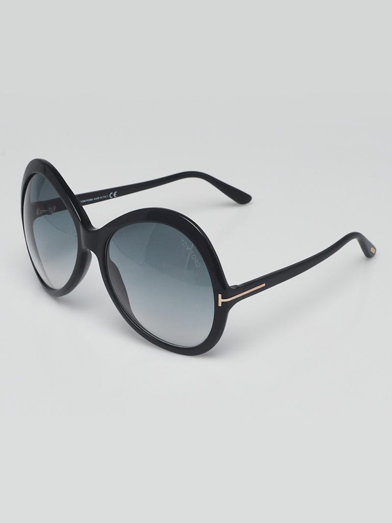 Tom Ford Black Acetate Frame Rose Sunglasses-TF765 | Yoogi