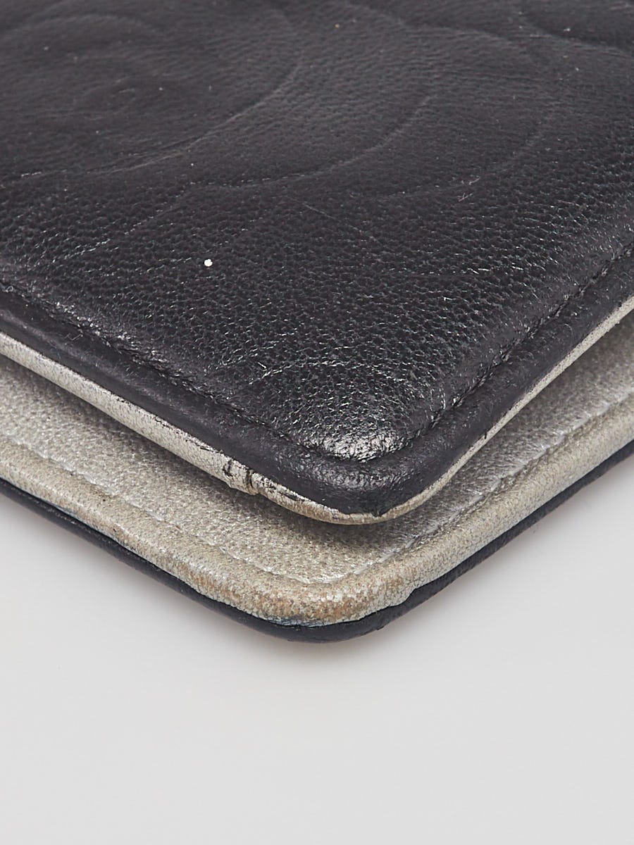 Chanel Camellia Lambskin Leather organizer wallet black – Apalboutique