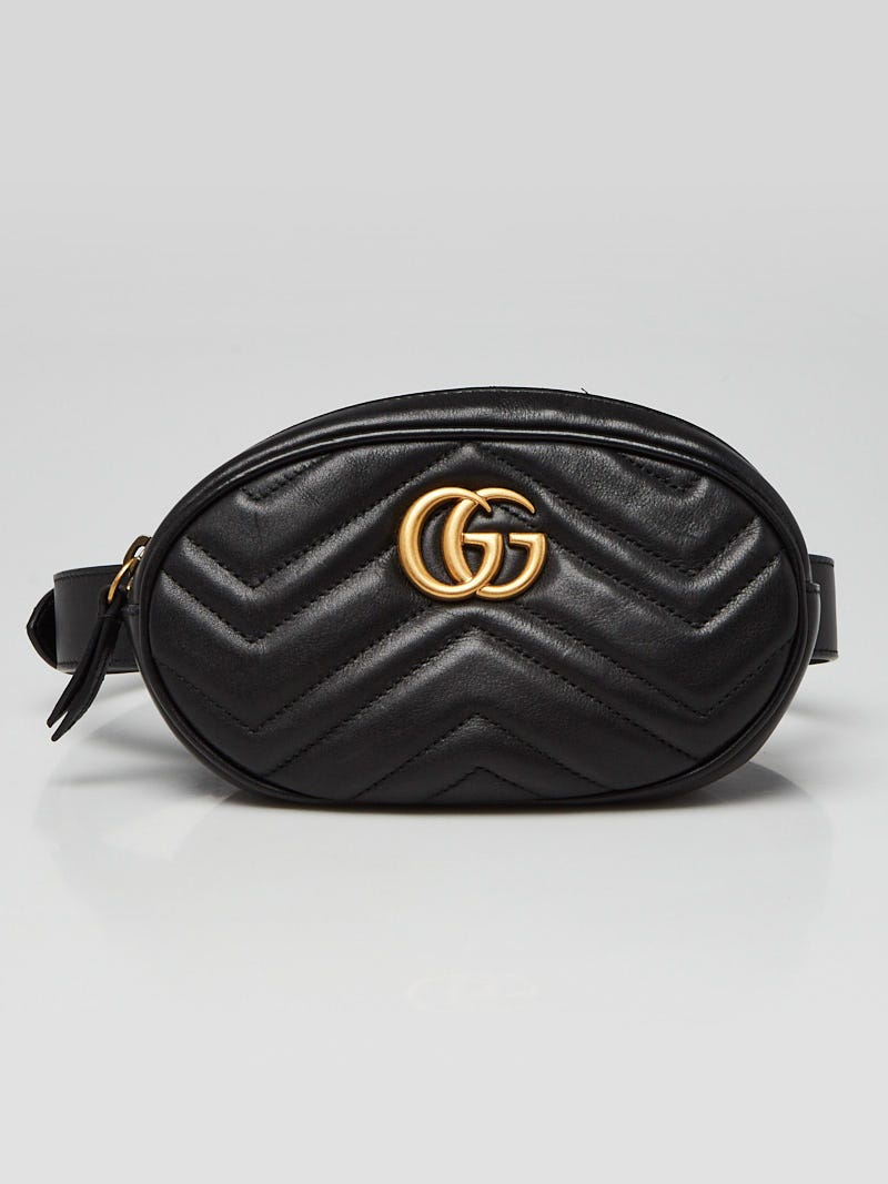 Quilted leather belt bag gucci sale