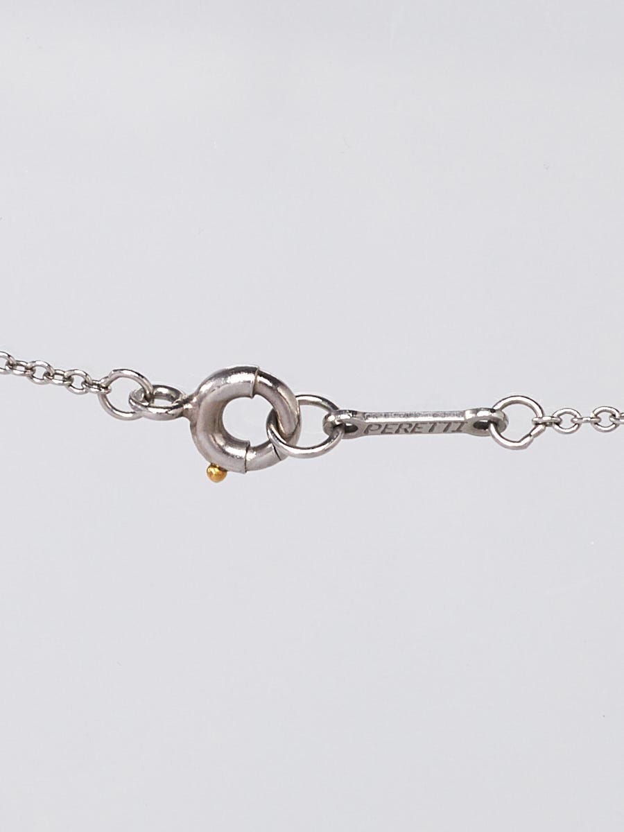 Tiffany & Co. Platinum Elsa Peretti Infinity Cross Pendant