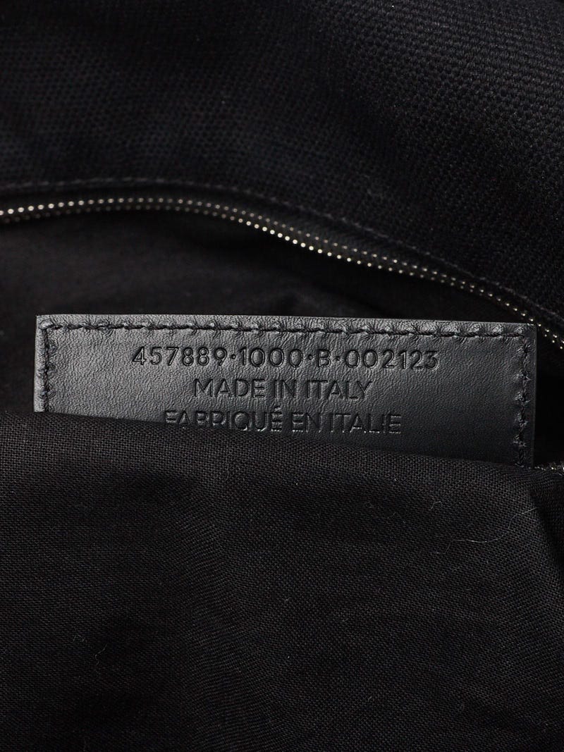 Balenciaga Black Canvas Klxen Large Zipped Tote Bag | Yoogi's Closet