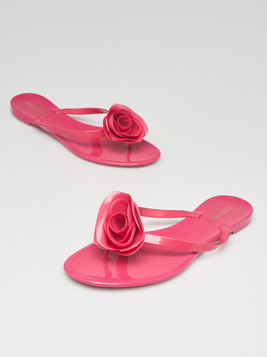 Louis Vuitton - Authenticated Sandal - Rubber Pink for Women, Very Good Condition