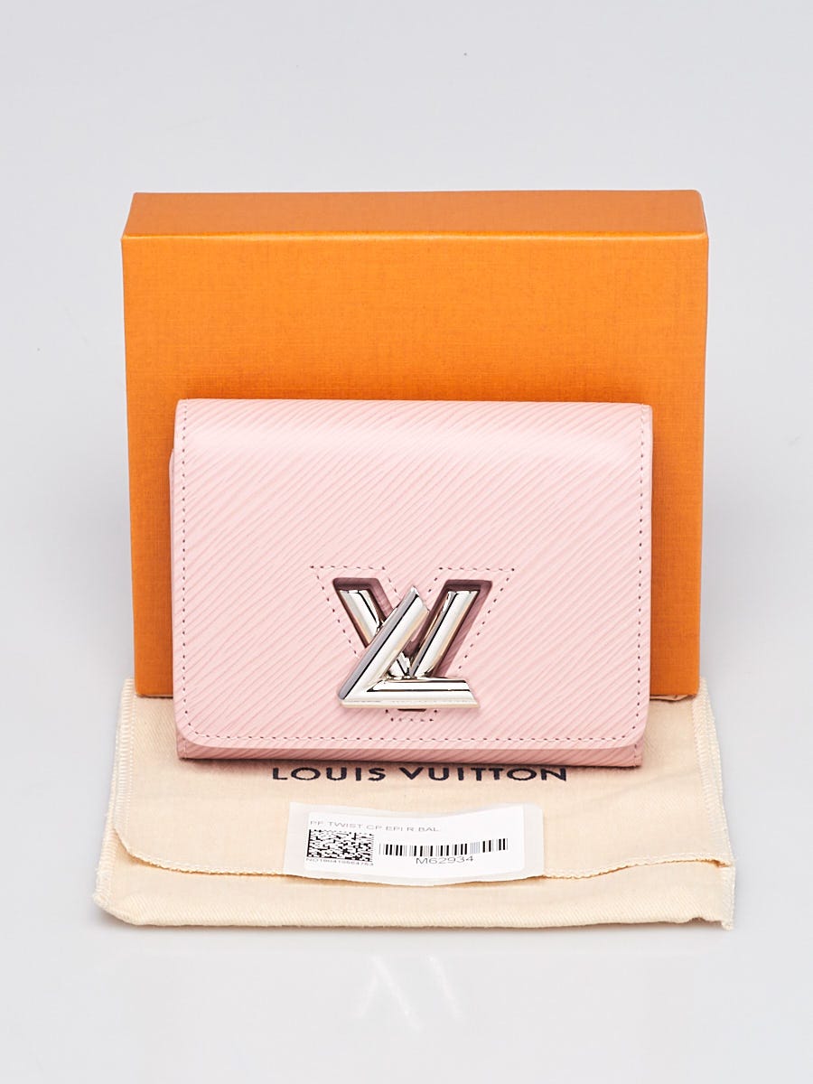 Twist Pink Epi Leather Compact Wallet