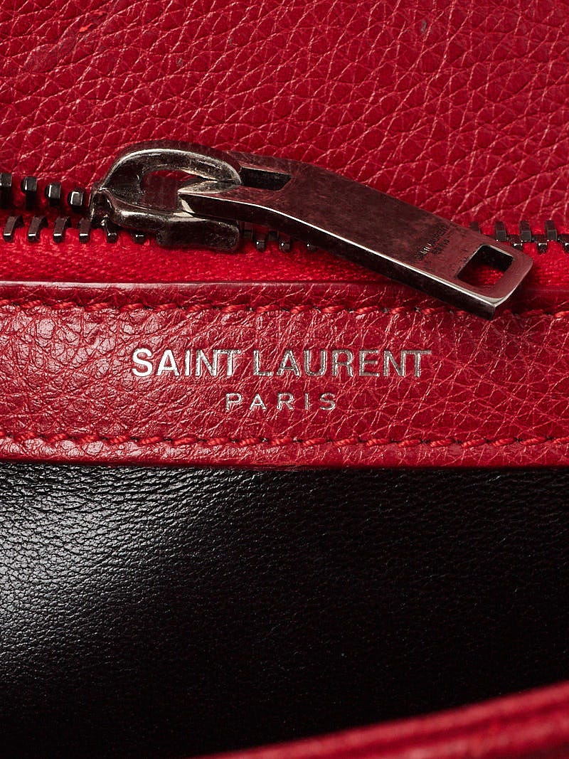 Saint Laurent Classic Monogram College Bag Matelasse Chevron Leather a -  MyDesignerly