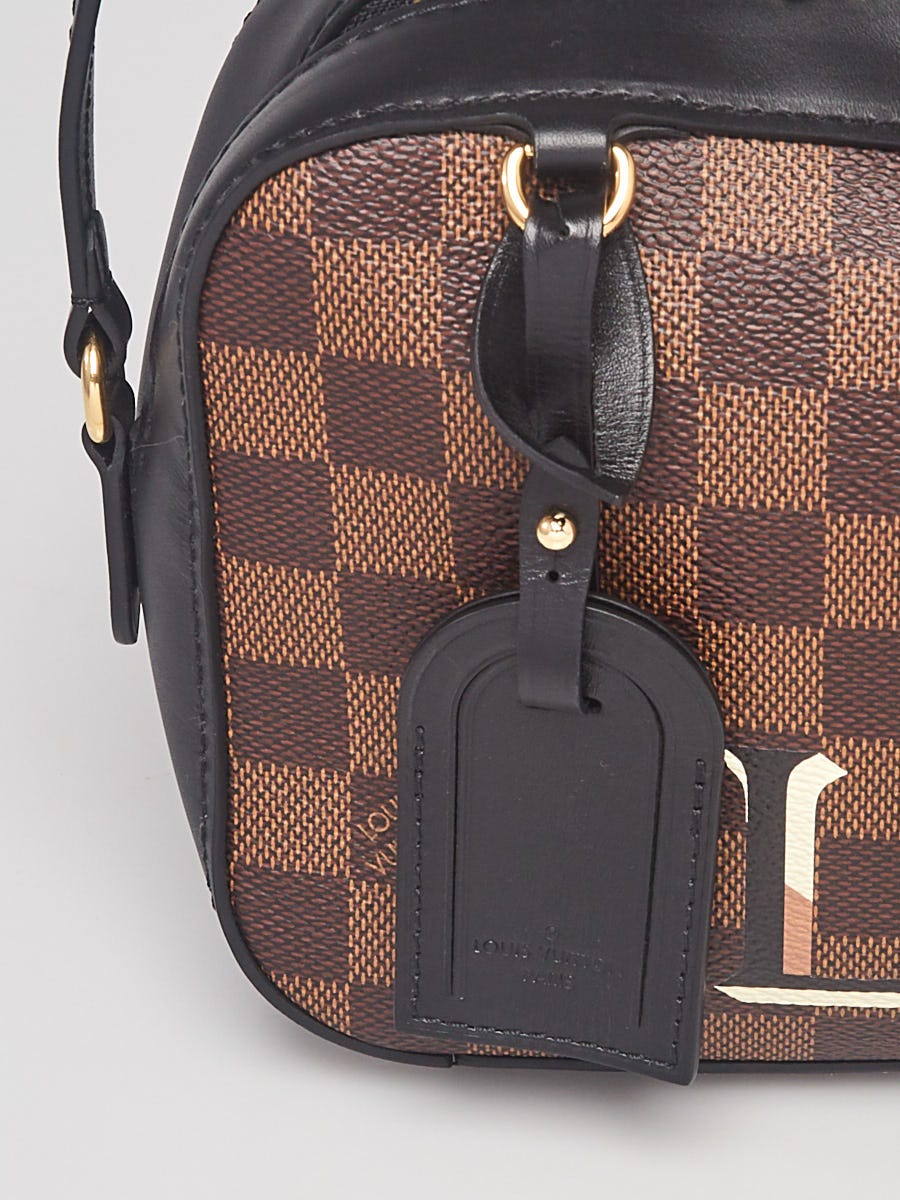 Louis Vuitton Brown Damier Ebene Coated Canvas And Pink Leather Santa  Monica Camera Bag Gold Hardware, 2019 Available For Immediate Sale At  Sotheby's