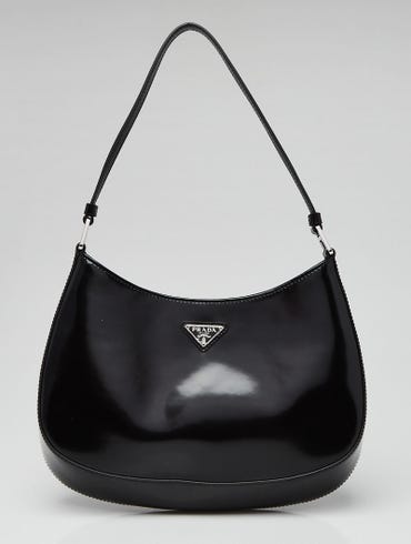 Prada Brushed Leather Shoulder Bag - Farfetch