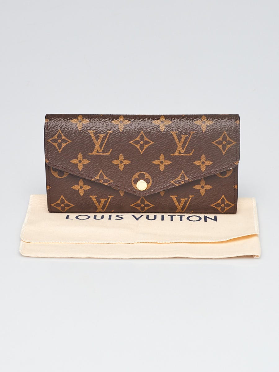 Louis Vuitton Sarah Wallet Monogram Coquelicot Lining