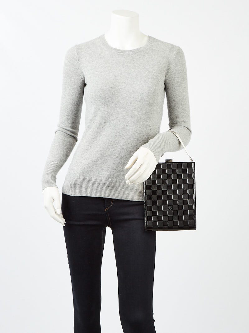 Louis Vuitton Limited Edition Teal Damier Vernis Ange GM Evening Bag -  Yoogi's Closet