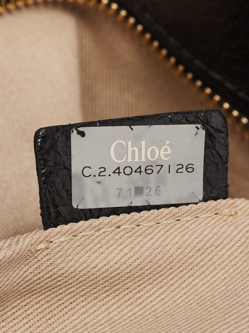 Chloe Black Leather Large Heloise Satchel Bag | Yoogi's Closet