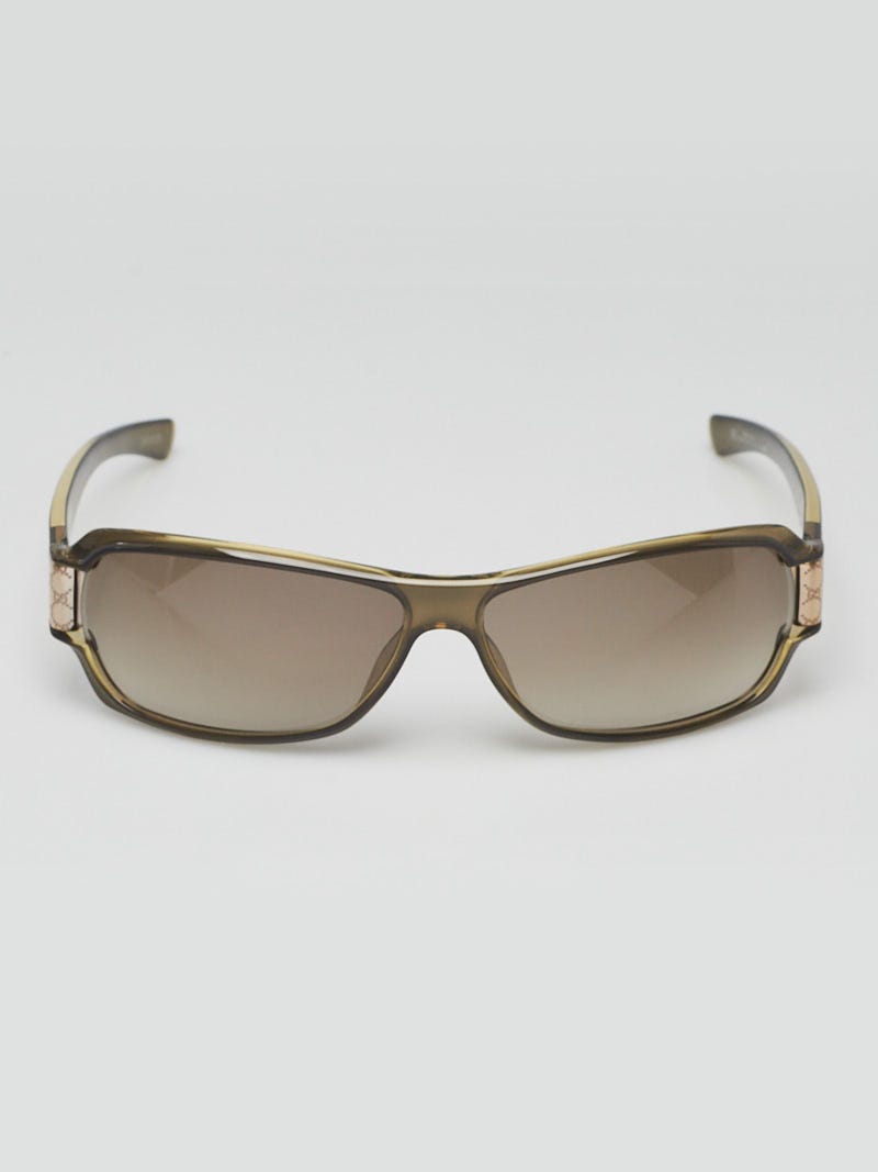 Gucci Green Acetate GG Frame Sunglasses-2547/S | Yoogi's Closet