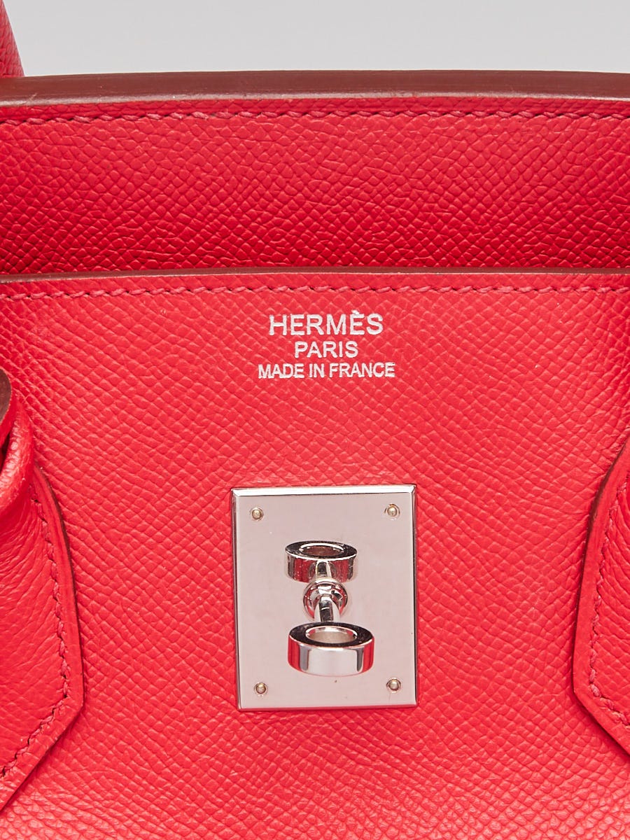 Hermes kelly 35 rouge casaque epsom palldium hardware ASL4337