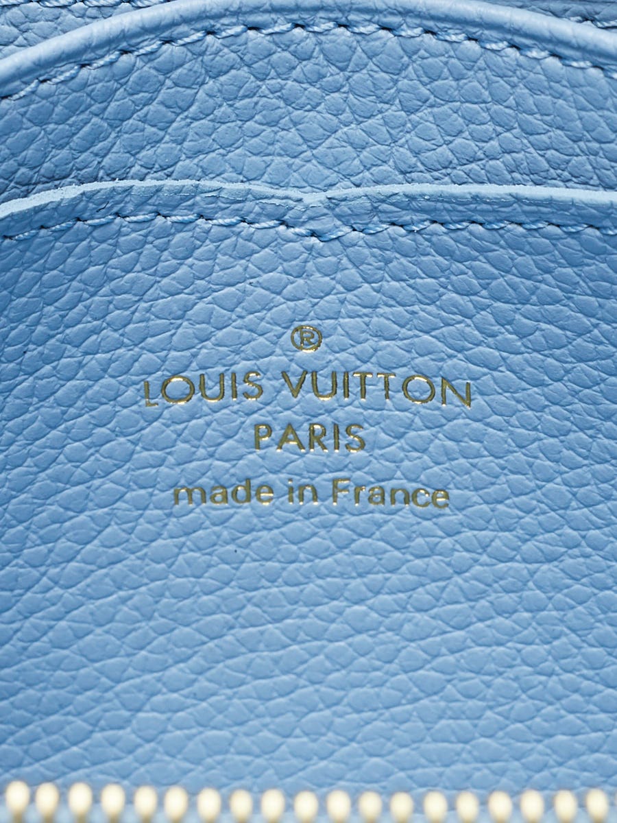 LOUIS VUITTON Empreinte Monogram Giant By The Pool Zippy Coin Purse Summer  Blue 746281