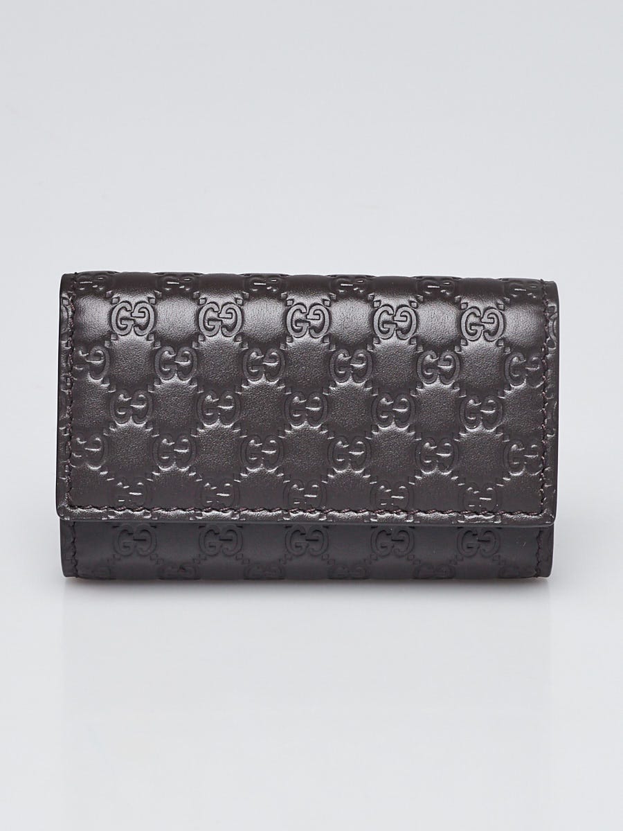 Gucci 6 Key Holder - Black Leather