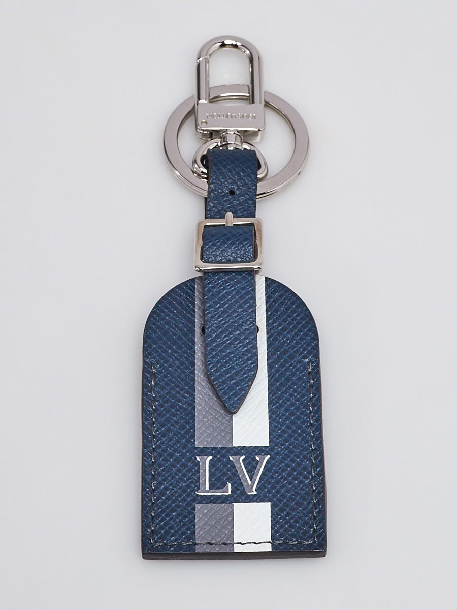 Louis Vuitton Ocean Taiga Leather My Travel Luggage Tag - Yoogi's Closet