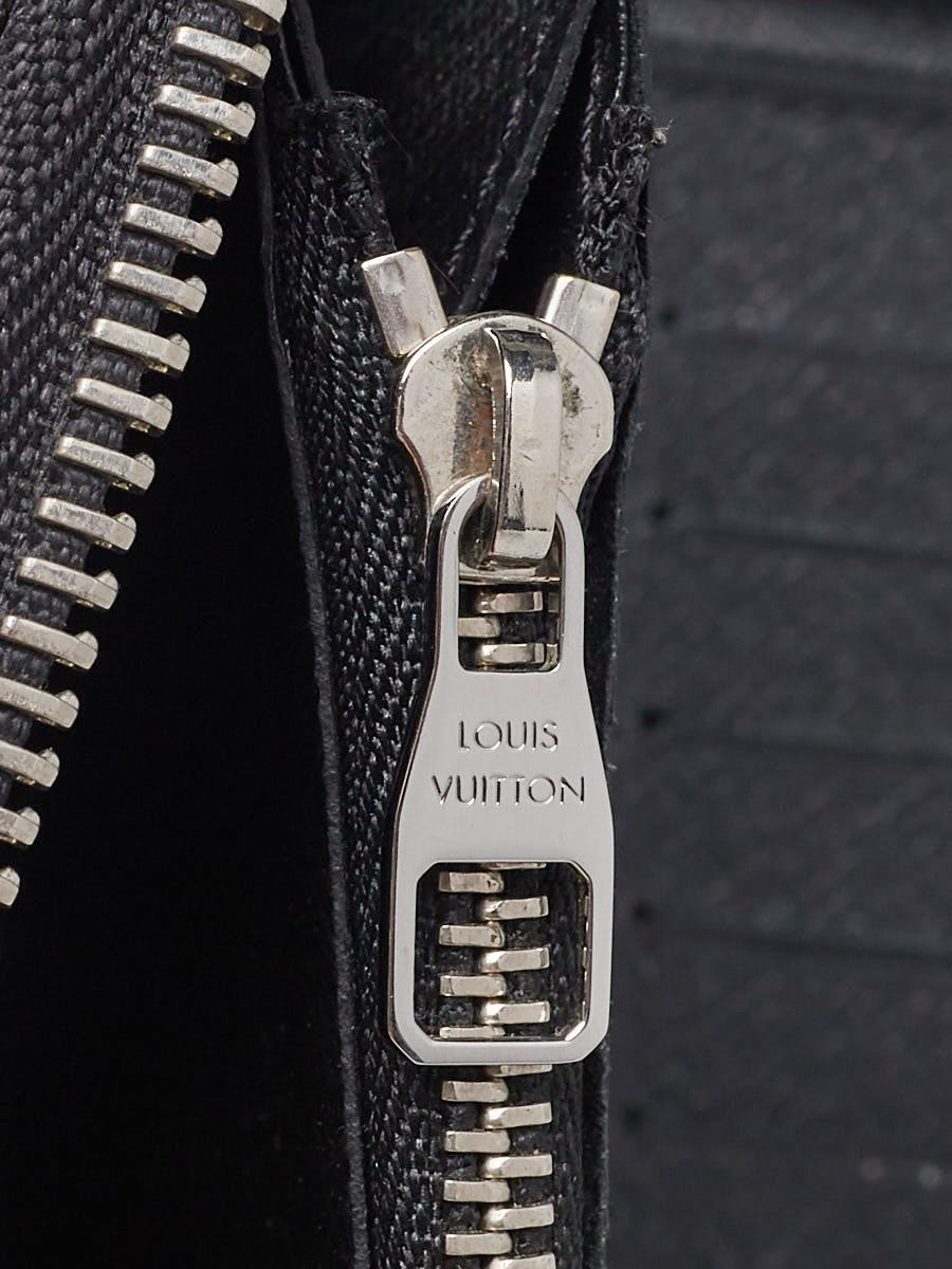 Louis Vuitton Zip Around Damier GM Graphite Coated Canvas Wallet LV-0729N-0002