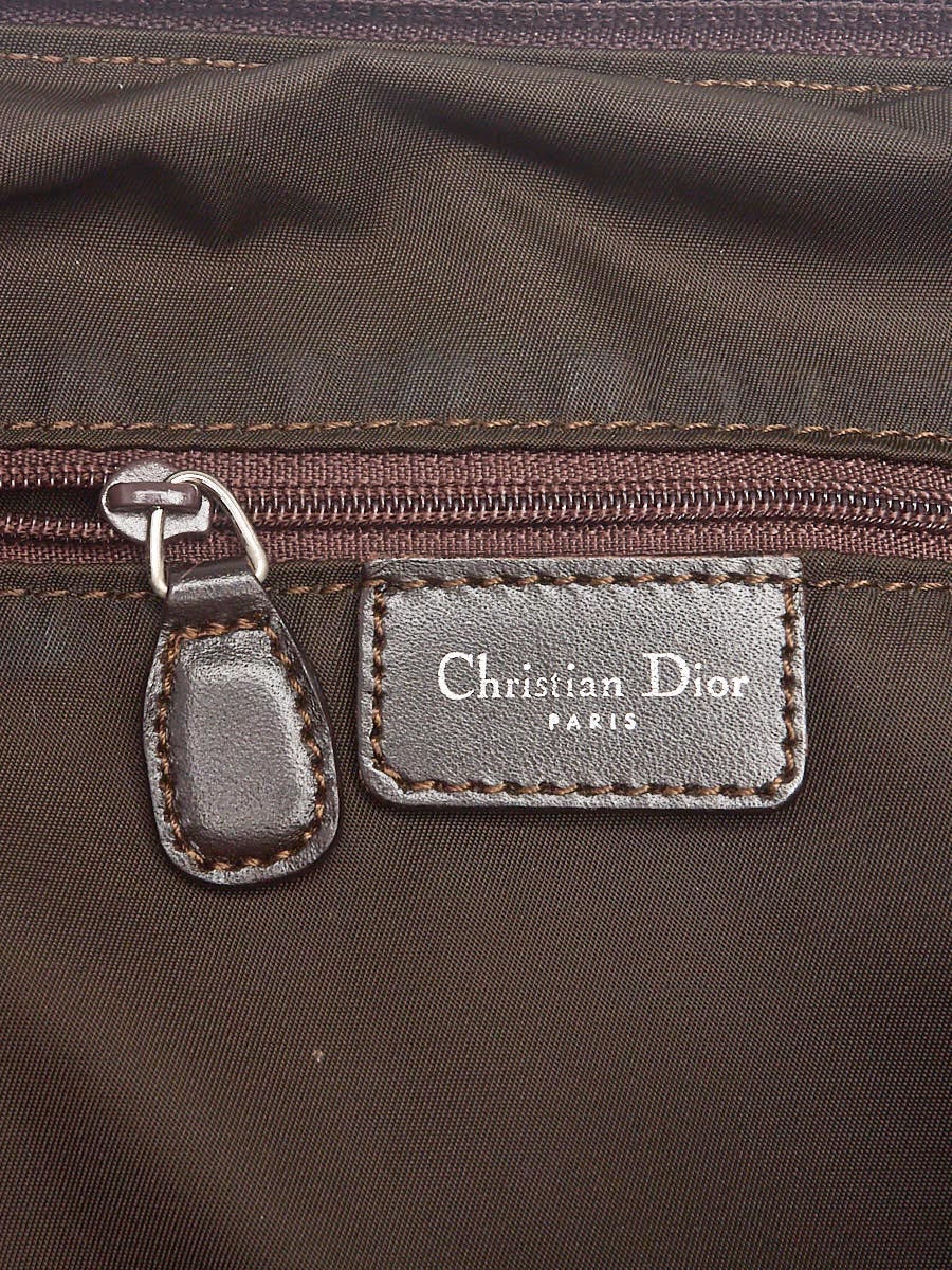 Authenticated Used Christian Dior Trotter Nylon Canvas x Leather