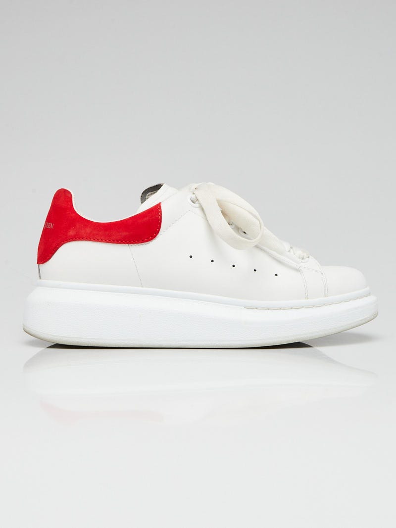 Louis Vuitton Red Monogram Suede Leather Wedge Sneakers Size 5.5/36 -  Yoogi's Closet