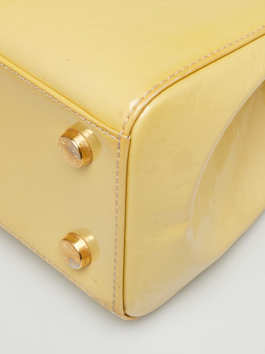 Louis Vuitton Brea MM Vernis Handbag - Yellow 001-062-00013