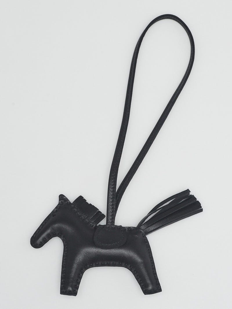 NEW Hermes So Black Rodeo Horse Charm PM (so black)