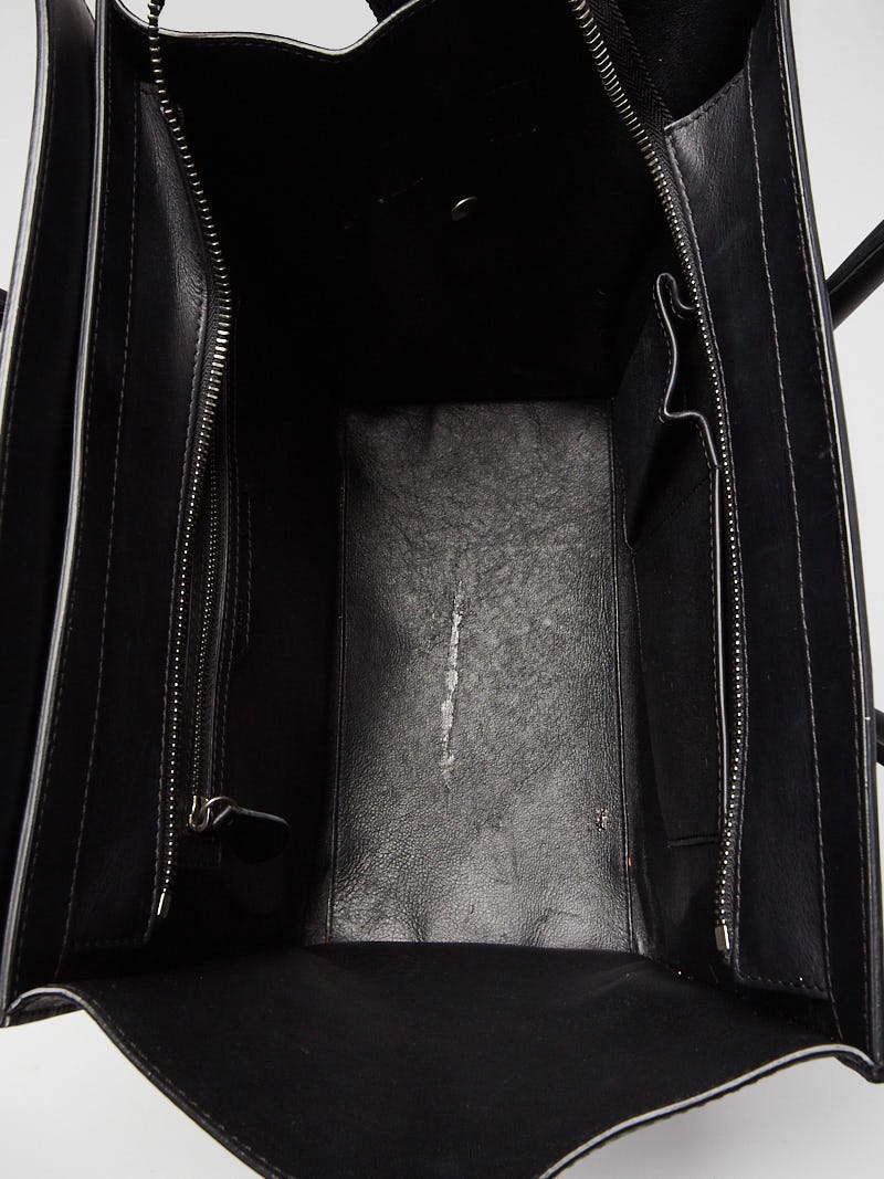 Celine Black Smooth Leather Teen Box Bag - Yoogi's Closet