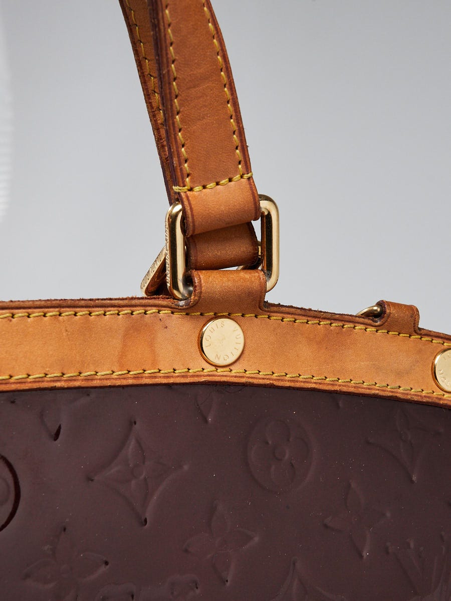 Louis Vuitton Brea Monogram Vernis GM Amarante in Patent Leather