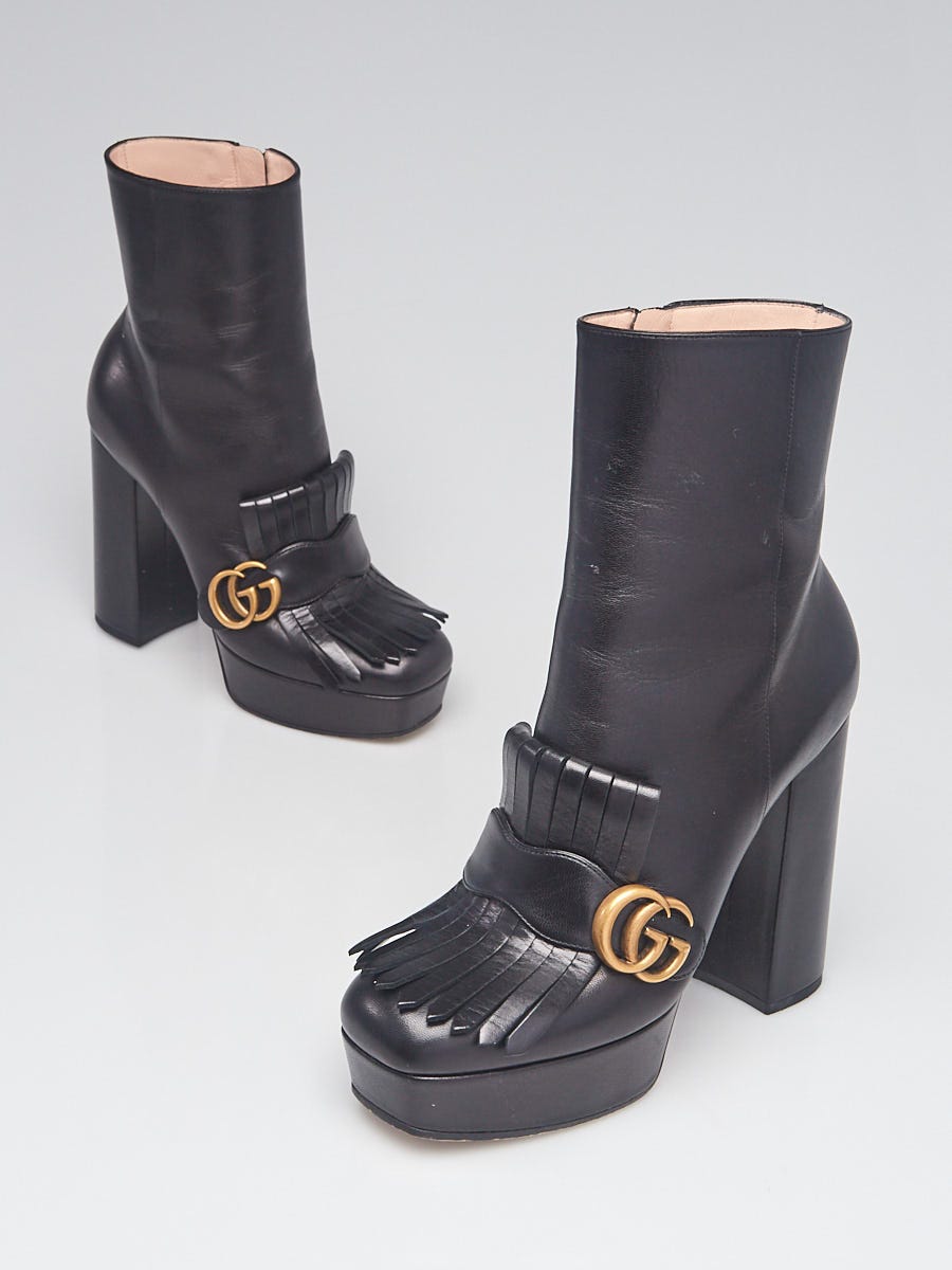 Gucci store fringe boots