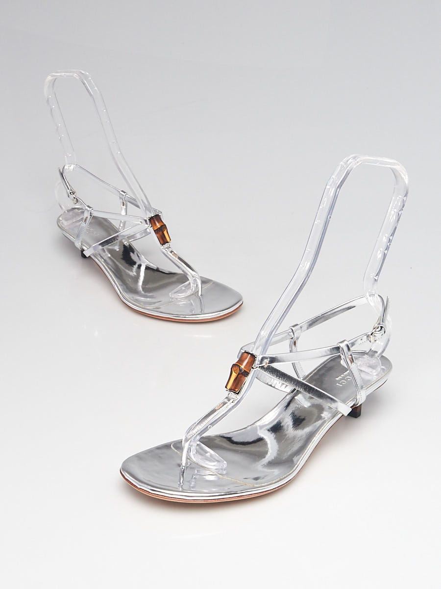 Bamboo clear online heels