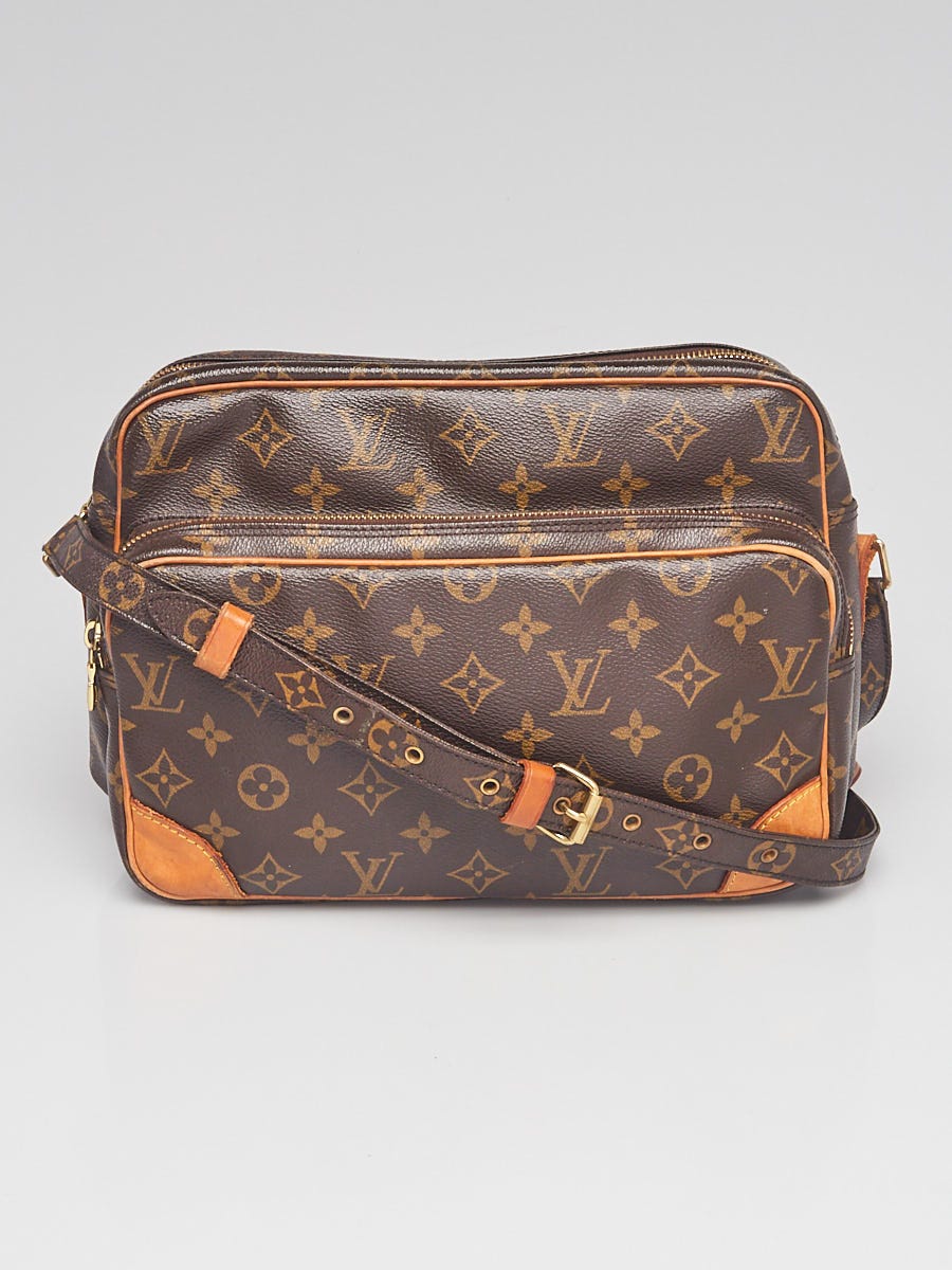 Louis Vuitton Nile Crossbody Monogram Bag Zip Messenger Purse