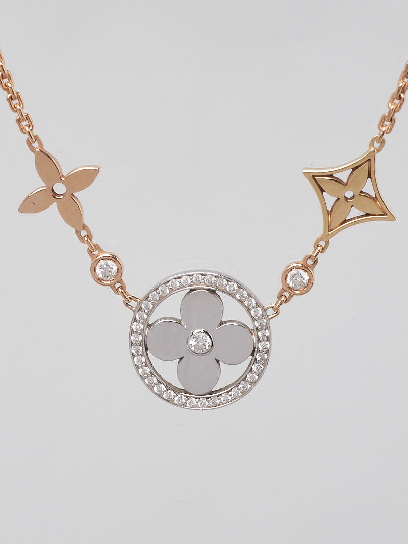 Louis Vuitton - Authenticated Star Blossom Necklace - Grey for Women, Very Good Condition