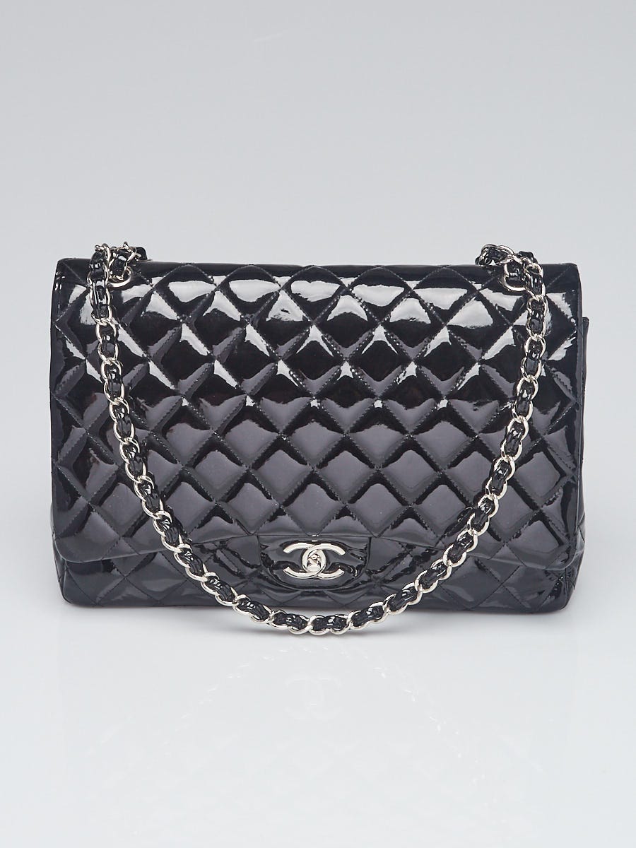 CHANEL Lambskin Quilted Small Trendy CC Top Handle Flap Grey 412086