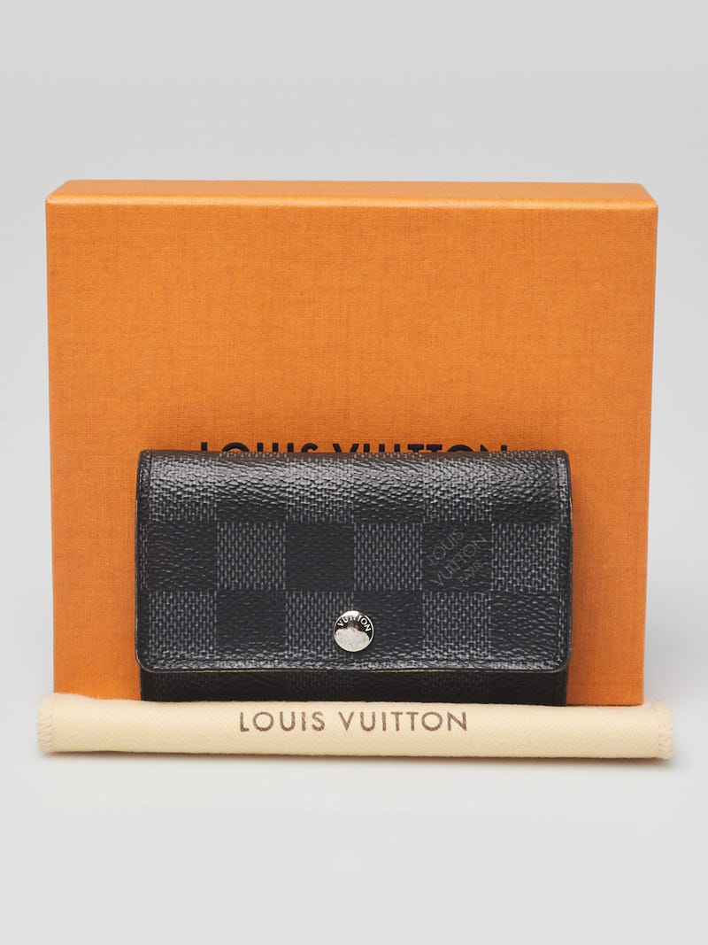 Louis Vuitton Key Holder Multicles 6 Damier Graphite Black in Canvas with  Silver-tone - US