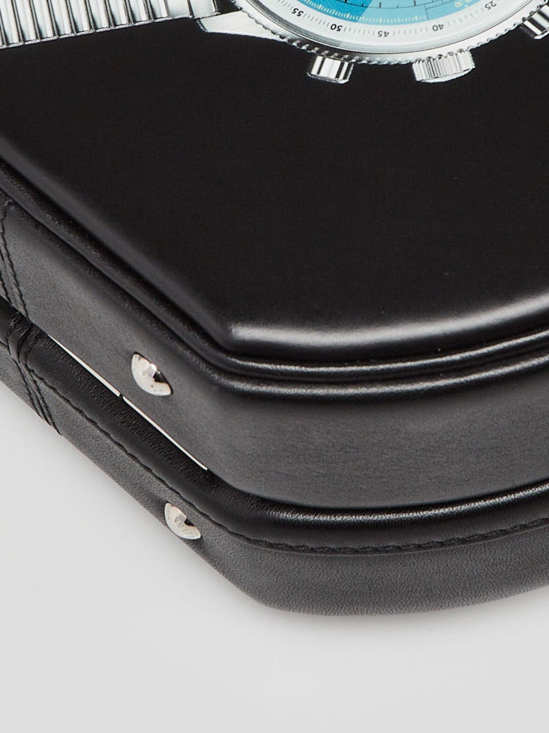 Petite boîte chapeau leather handbag Louis Vuitton Black in Leather -  32870799