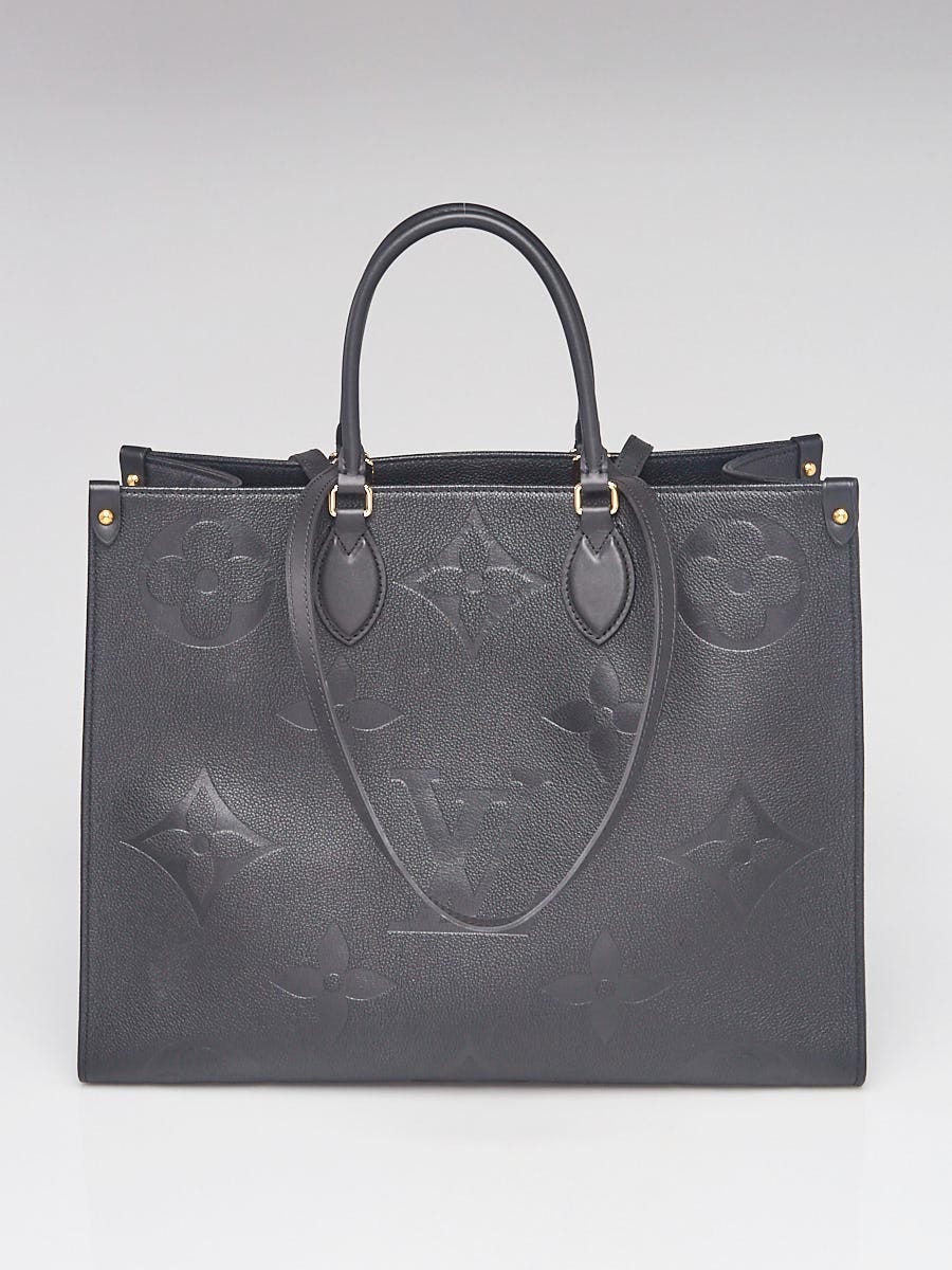 Black & Beige Monogram Empreinte Leather Onthego GM Tote Bag main image 1