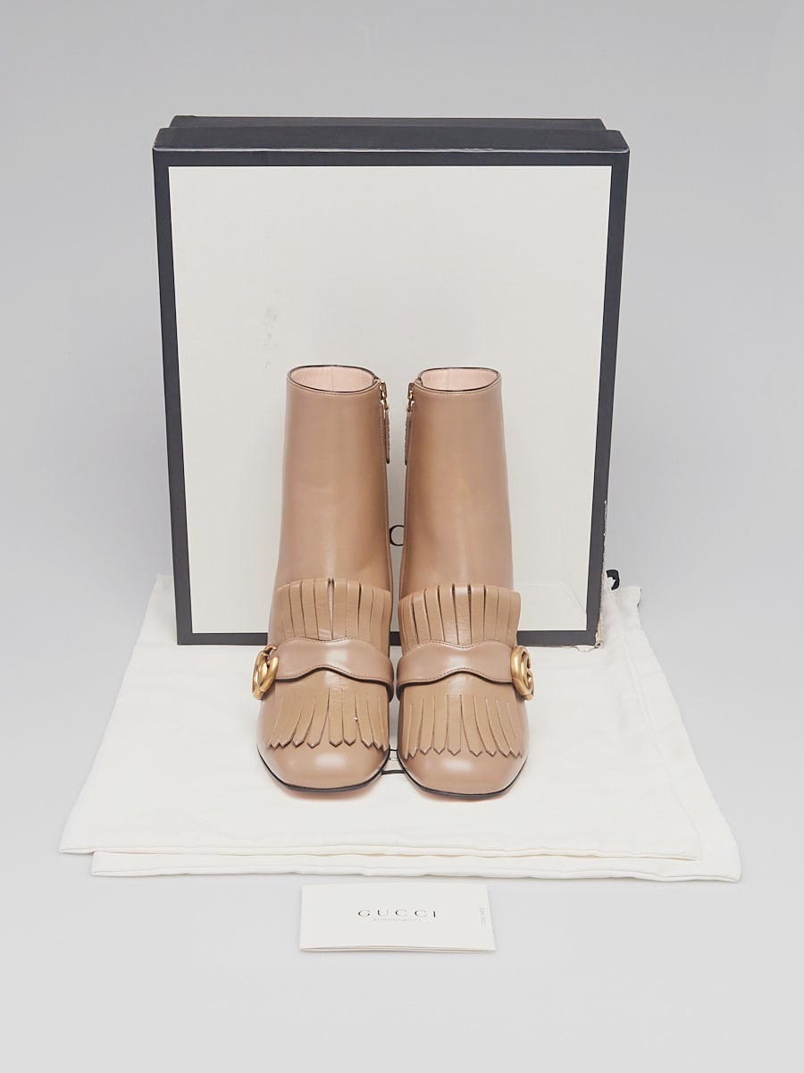 Gucci marmont boots discount sale