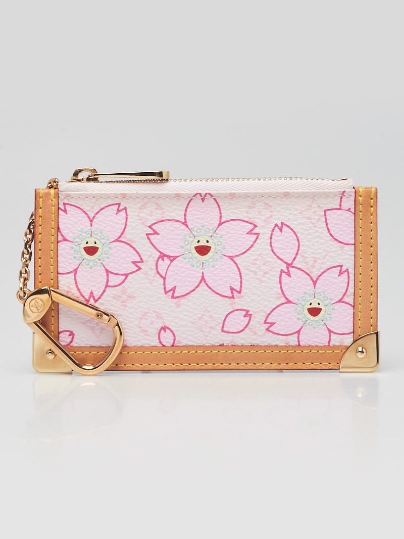 Louis Vuitton Limited Edition Pink Cherry Blossom Monogram Canvas Key and  Change Holder - Yoogi's Closet