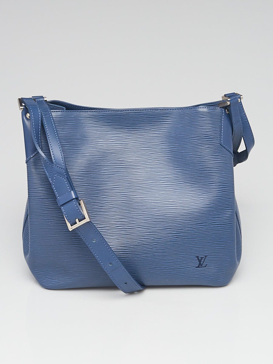 Louis Vuitton Myrtille Blue Epi Leather Mandara MM Bag - Yoogi's