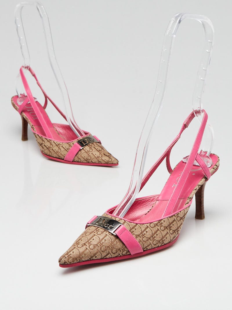 Louis Vuitton Pink Monogram Heels