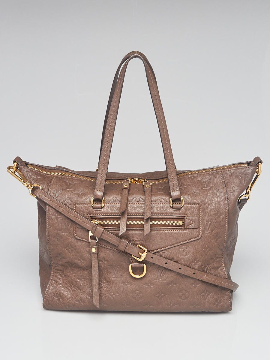 Authentic Louis Vuitton Monogram Empreinte Leather Lumineuse PM Satchel Bag
