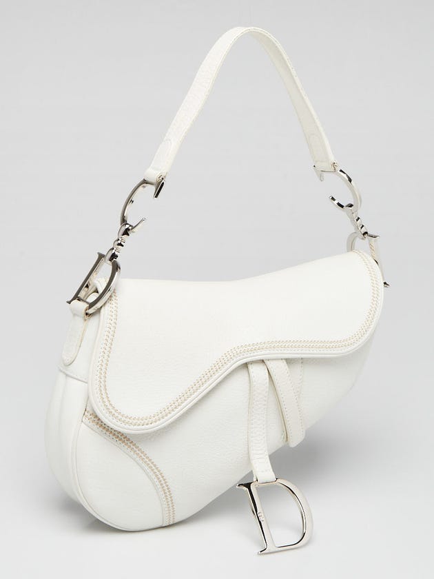 White christian dior saddle bag Clearance