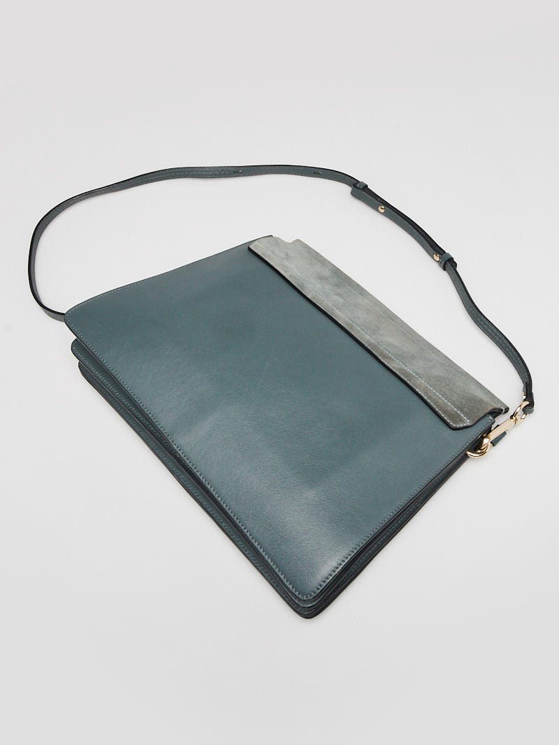 Chloé Faye Day Shoulder Bag in Cloudy Blue Calfskin - SOLD