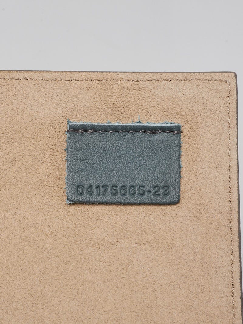 Chloé - Faye Calfskin & Suede Wallet on Strap Cloudy Blue